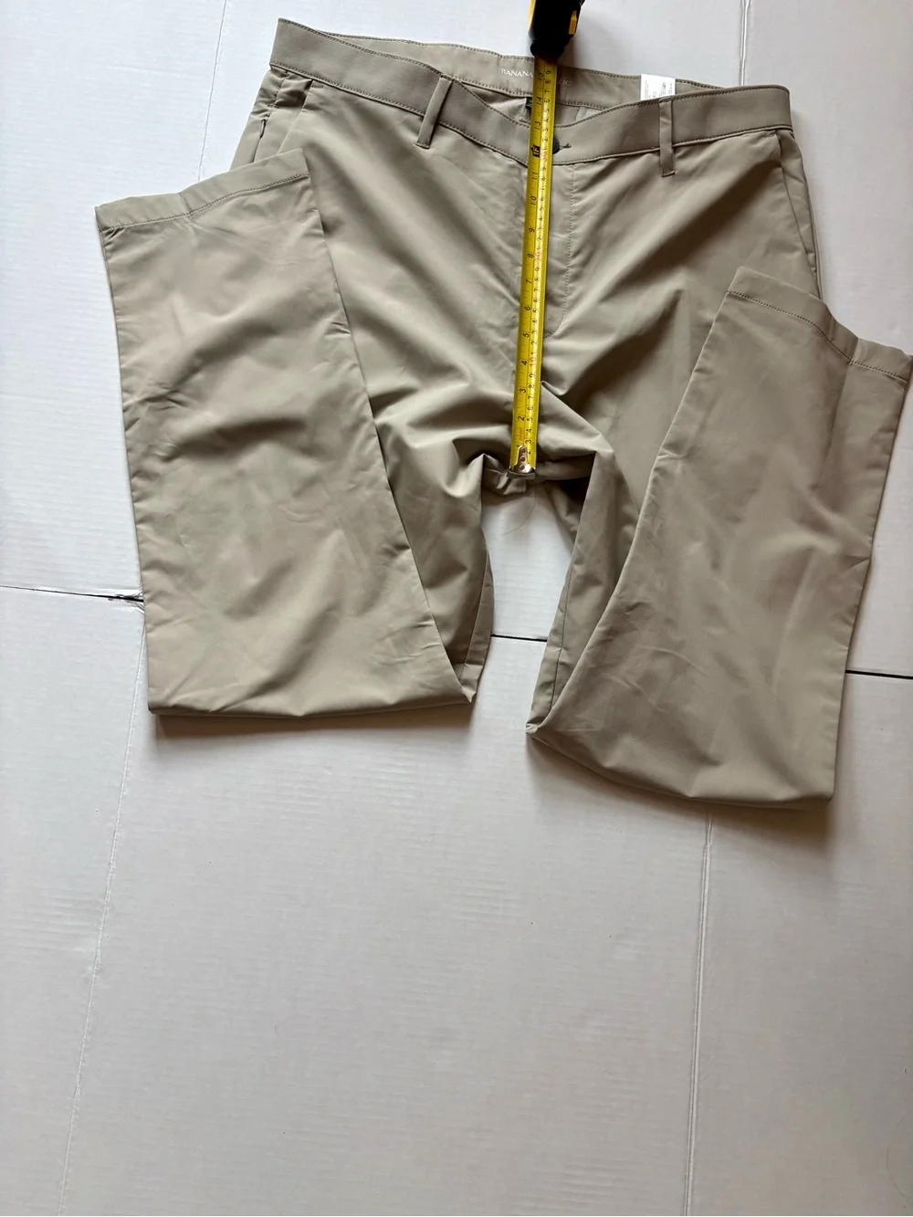 Banana Republic Slim Chino Pants in Light Beige